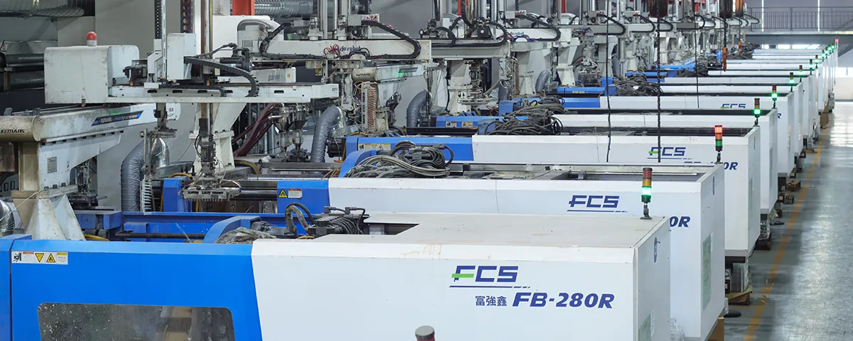 OSHID production line used for custom keycap manufacturing