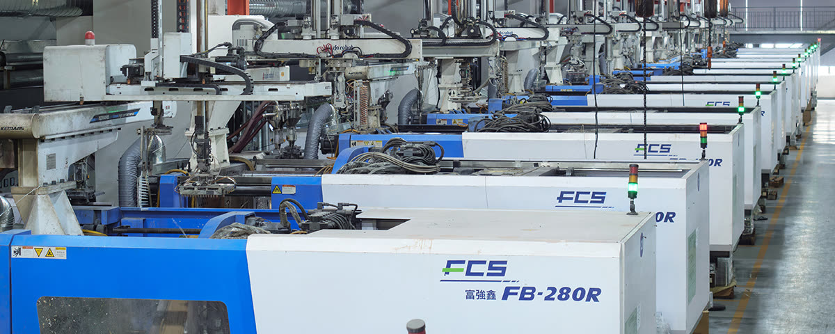 OSHID keycap production line in Dongguan